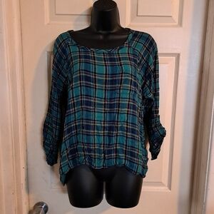 No brand flannel pullover  shirt 5/$25